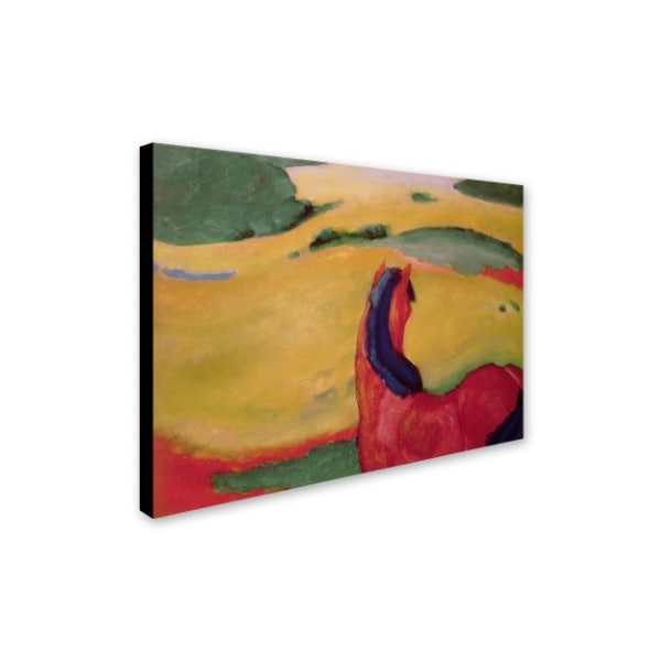 Franz Marc 'Horse In A Landscape, 1910' Canvas Art,14x19